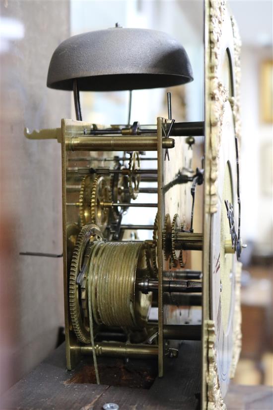 Thos. Reid of Edinburgh. A mahogany grandmother clock